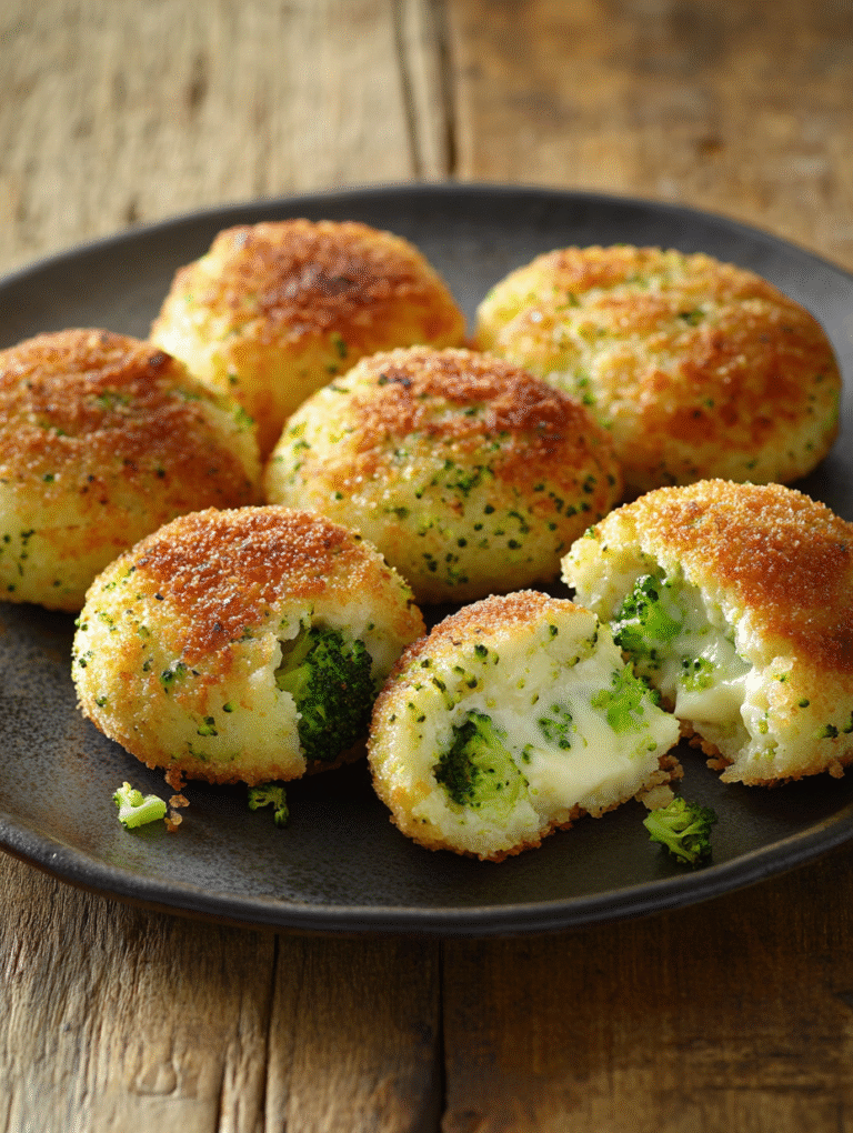 Croquetas de Brócoli y Queso al Horno: Receta Saludable y Crujiente