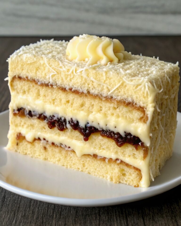 Pastel Ojo de Suegra: Una Delicia Cremosa con Toque de Ciruela y Coco